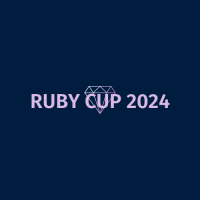 満枠（女子6大会）第1回【RUBY CUP2024】女子6バレー大会ロゴ