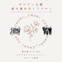 第8回CHUKI_CHUKI CUP （オープン大会）残2チームロゴ
