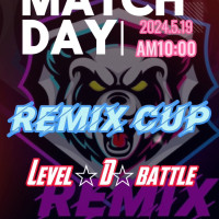 Remix CUP × ザキヤマCUP　Level Dロゴ