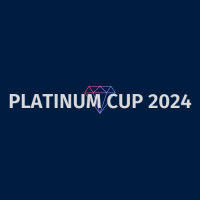 満枠（C大会）第4回【PLATINUM CUP2024】男女混合バレー大会ロゴ