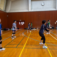 アマスポ　男女混合バレー２Dayマッチ予選大会（Pool・B）ロゴ