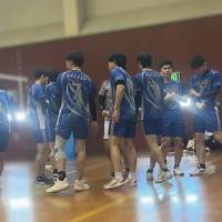 第20回　アマスポ　男子6人制バレー２ｍ38大会ロゴ