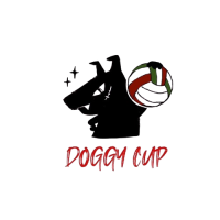 男女混合バレーボール大会【DOGGY CUP】（Dレベル大会）ロゴ