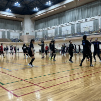 第64回　アマスポソフトバレー・美原大会ロゴ