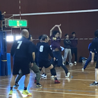 第21回　アマスポ　男子6人制２ｍ３８大会ロゴ