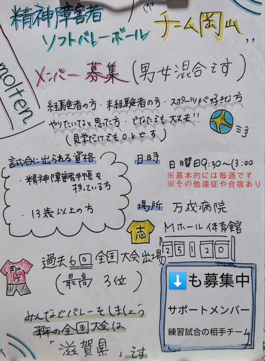 TEAM岡山※6人制MIXソフバ（精神）